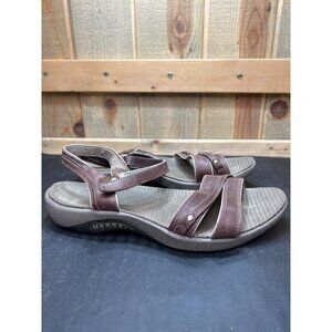 Merrell Dahlia Coffee Bean Womens Sandals Size 10 Adjustable Straps Durable Ligh